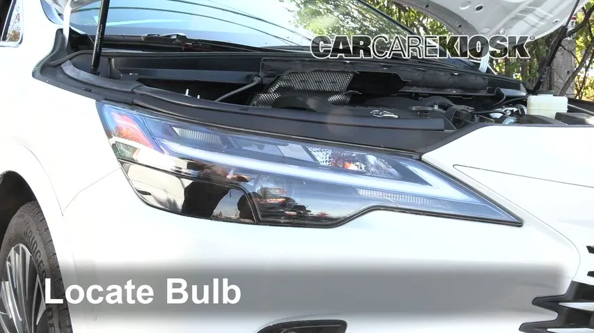 2024 Lexus RX350 2.4L 4 Cyl. Turbo Éclairage Feux de croisement (remplacer l'ampoule)
